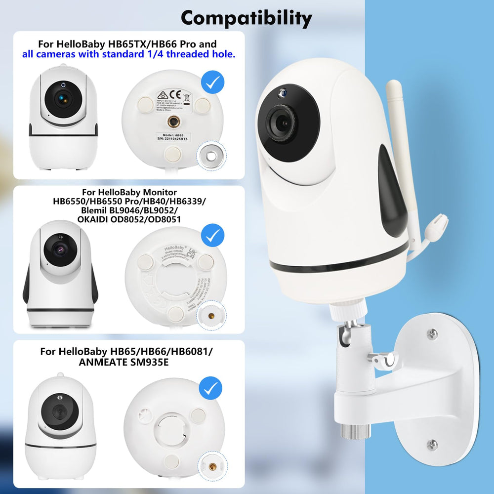 Annkoifu 360 degree adjustable mount offers optimal viewing angles.