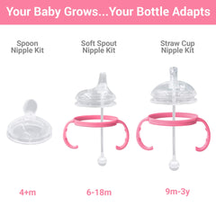 ANPEI ultimate weaning kit any-angle straw helps position for sipping