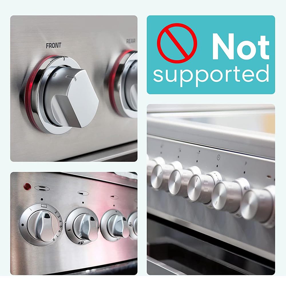 Anserdrm grey safety covers blend with kitchen décor.