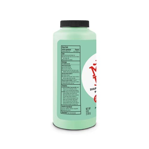Anti Monkey Butt Baby Powder application on skin for diaper area comfort