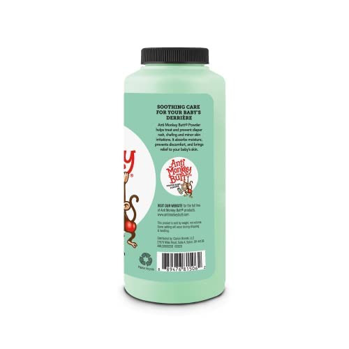 Anti Monkey Butt Baby Powder ingredients: cornstarch and calamine