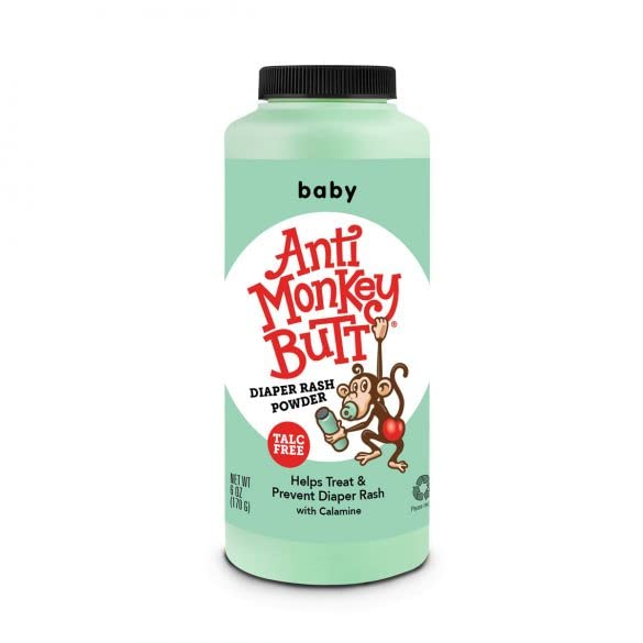 Anti Monkey Butt Baby Powder packaging front view