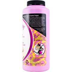 Label highlights cornstarch and calamine ingredients for gentle absorption