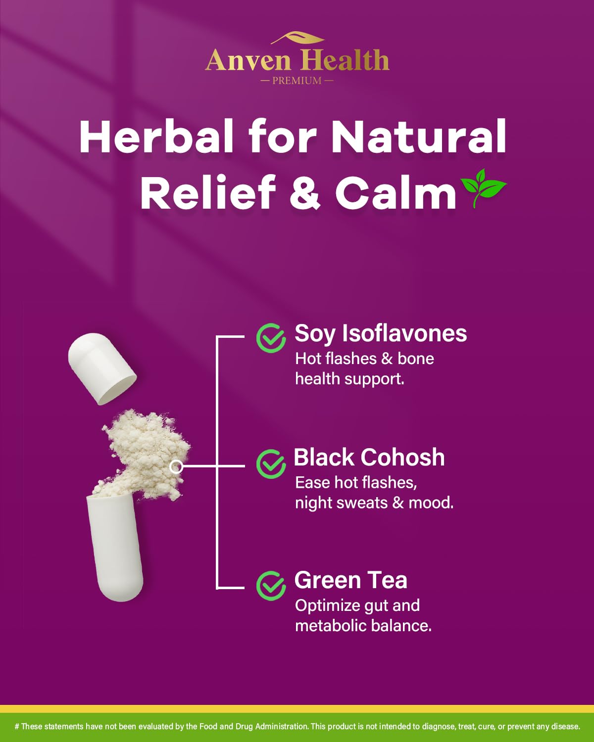 Anven Health probiotic blend Akkermansia visual indicating gut support.