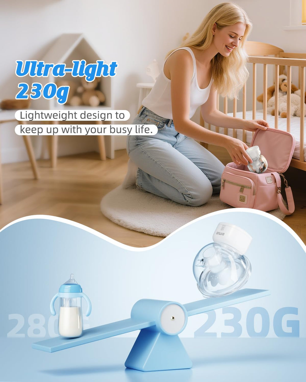 ANWike BPA-free materials used in the pump for safety