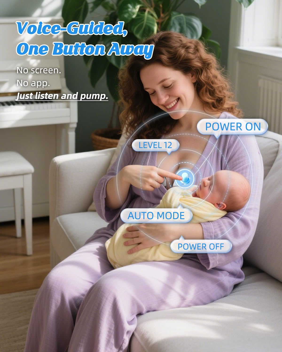 ANWIKE BPA-free materials ensure safe milk expression.
