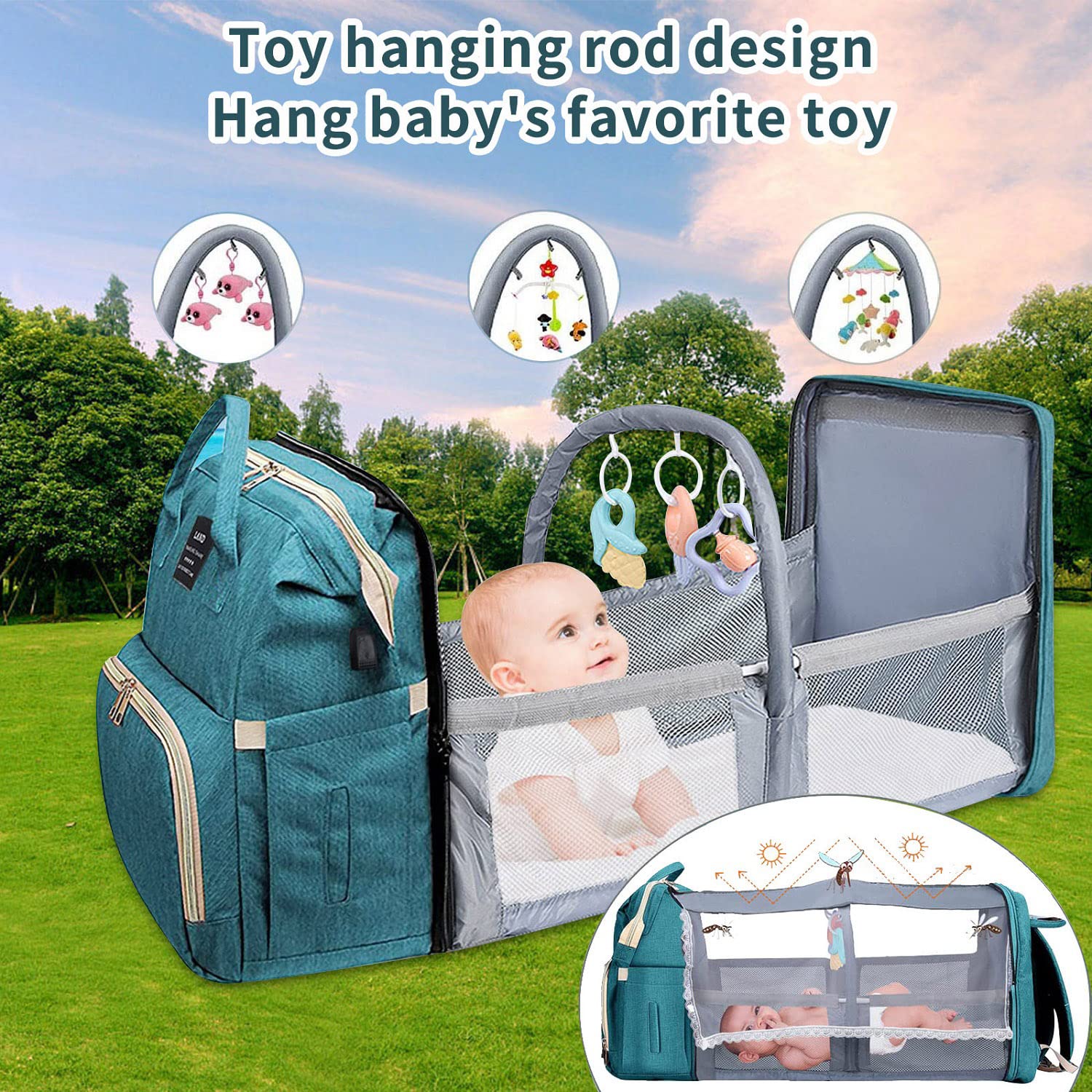 ANWTOTU 900D oxford waterproof fabric keeps belongings dry during travel