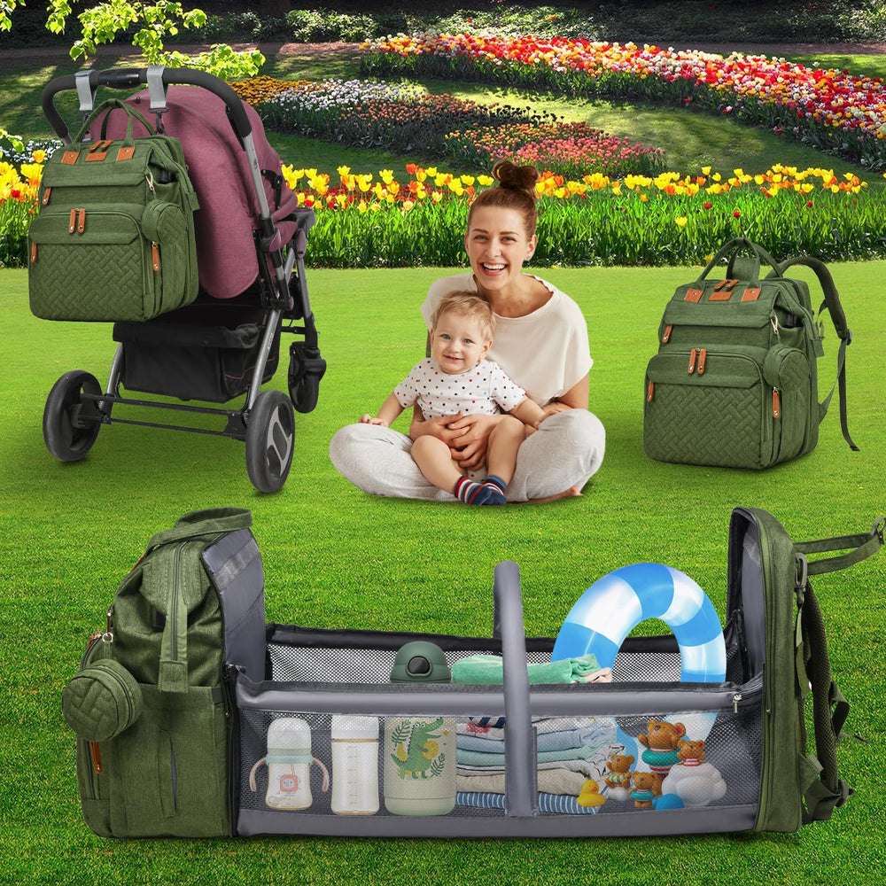 ANWTOTU diaper bag USB port for on-the-go device charging