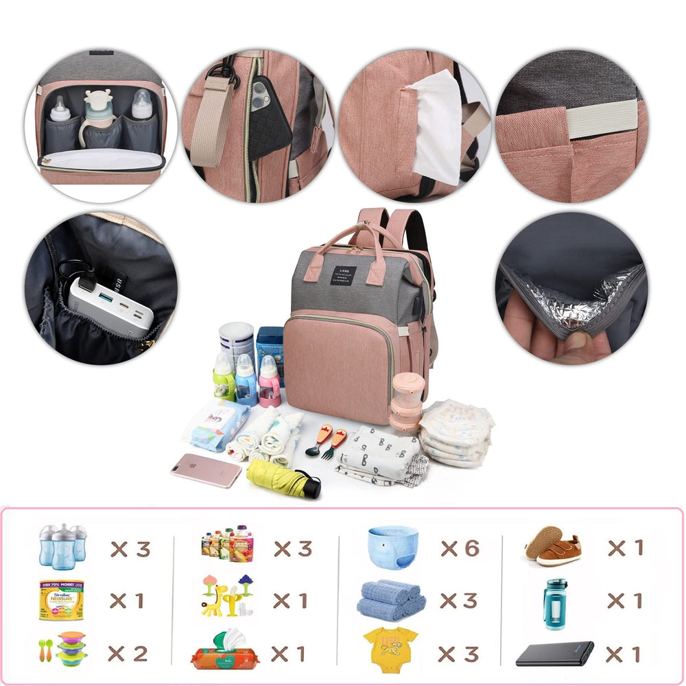 ANWTOTU bag with aluminum foil pocket keeps bottles warm when needed.