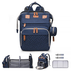 ANWTOTU baby diaper bag backpack with organized storage for on-the-go use.