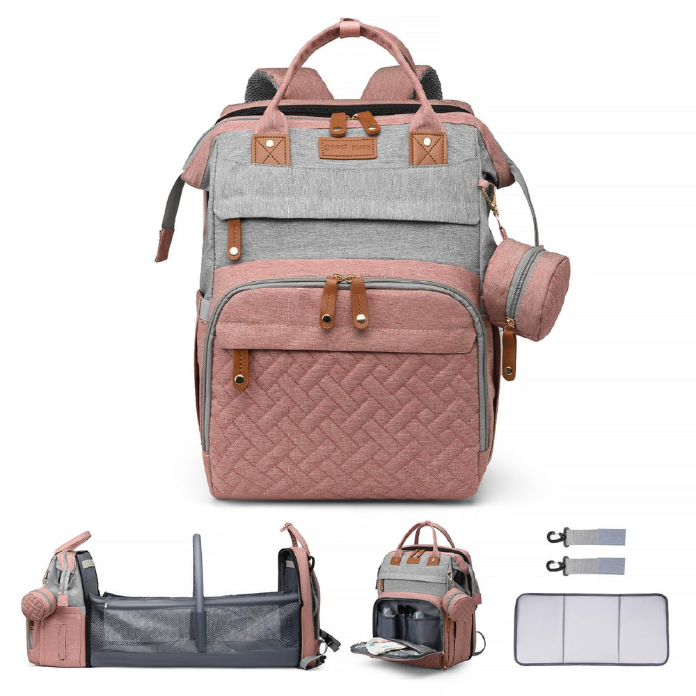 ANWTOTU Baby diaper bag with changing station for on-the-go care