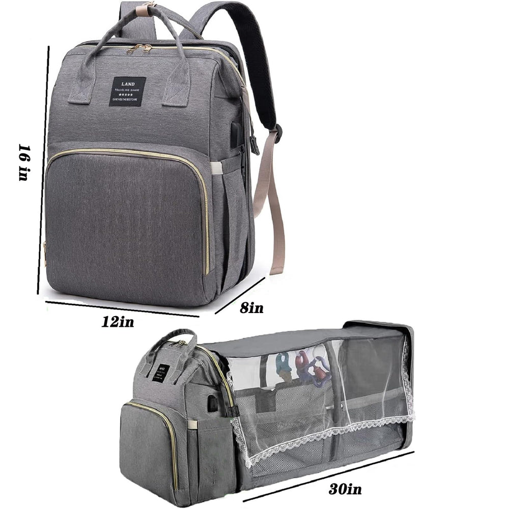 ANWTOTU diaper bag features 19 pockets for organized essentials