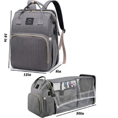 ANWTOTU diaper bag features 19 pockets for organized essentials