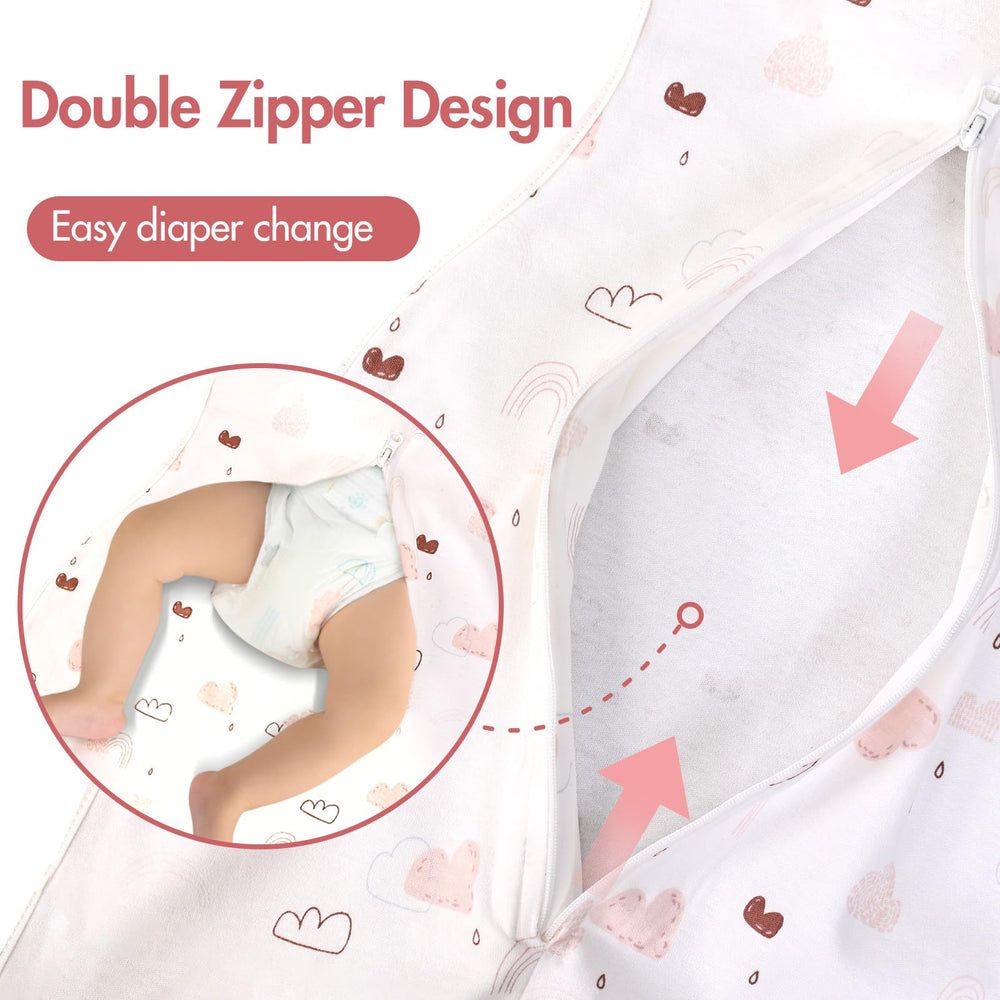 ANYEDDE 100-percent cotton swaddle image; breathable and skin-friendly fabric.