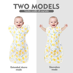 ANYEDDE 2-way zipper swaddle enables quick diaper changes with skin protection