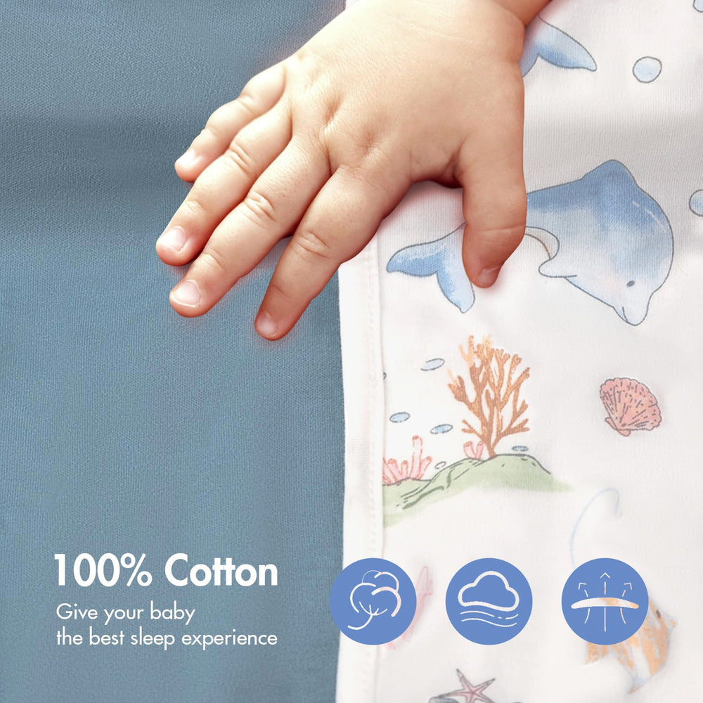 ANYEDDE soft cotton fabric is gentle on skin and easy to wash.