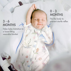 ANYEDDE 2-way zipper design allows easy diaper changes without fully undressing.