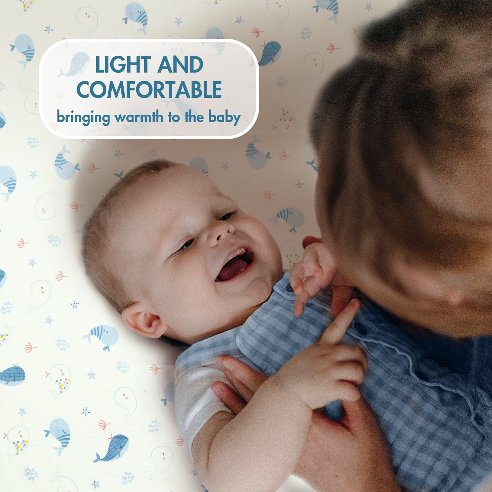 ANYEDDE dot velvet inner surface adds soothing soft touch for baby