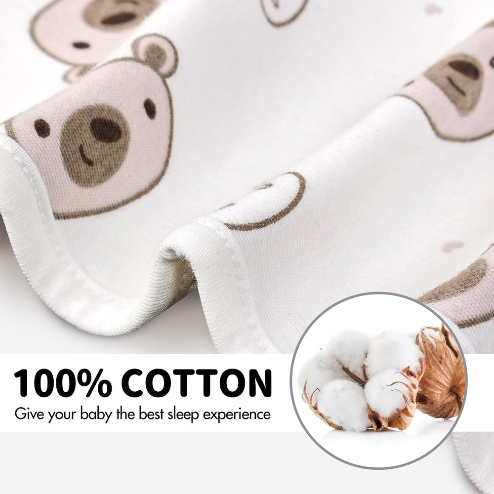 ANYEDDE breathable cotton fabric keeps baby comfy and cool