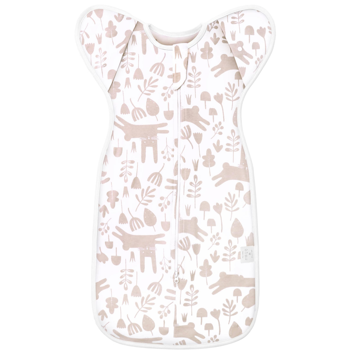 ANYEDDE baby transitional swaddle arma-up design keeps hands free for self-soothing.