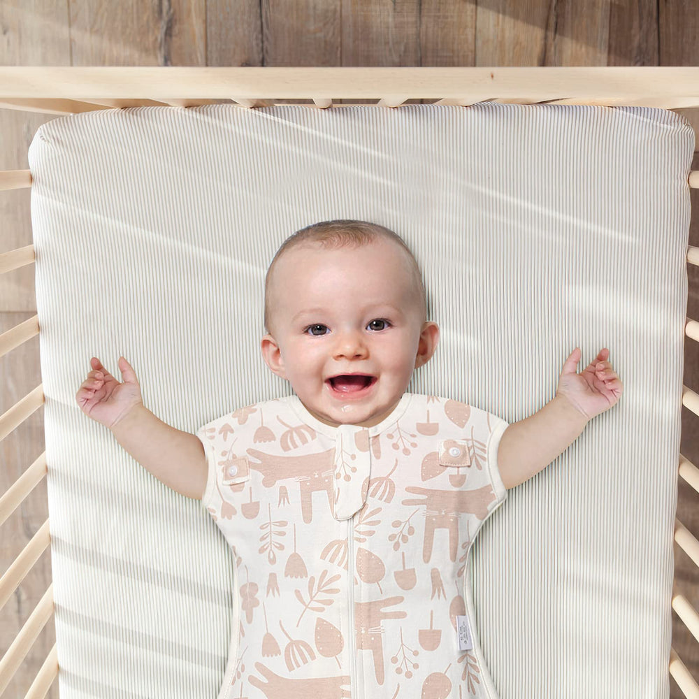 ANYEDDE Arm cuffs removable for adjustable coverage as baby grows
