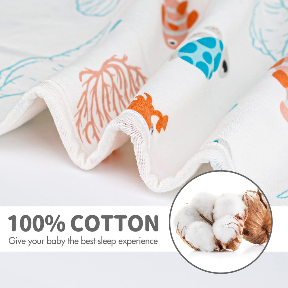 ANYEDDE cotton sleep sack made of 100% cotton for breathable everyday wear