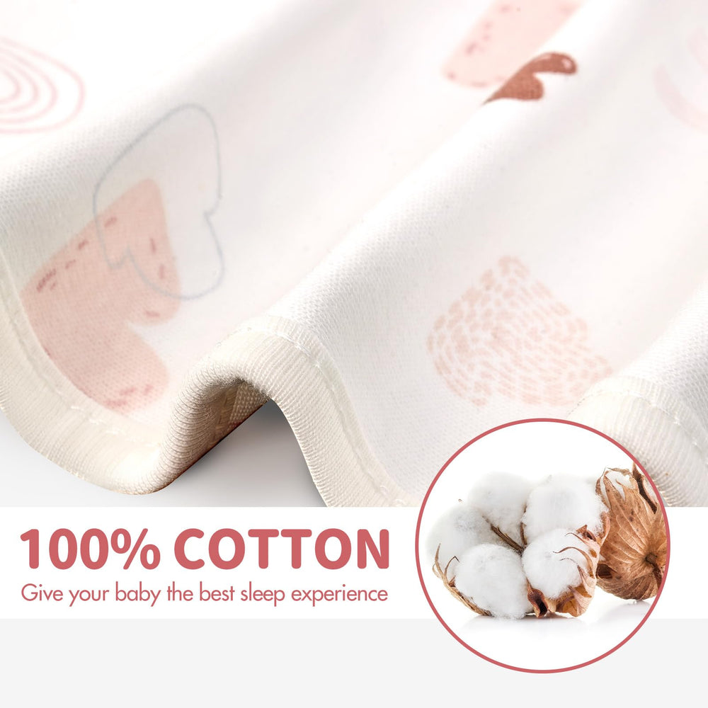 ANYEDDE removable cuffs swaddle image; adaptable transition feature.