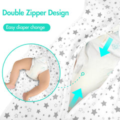 ANYEDDE sleep sack with removable cuffs for self-soothing and transitions