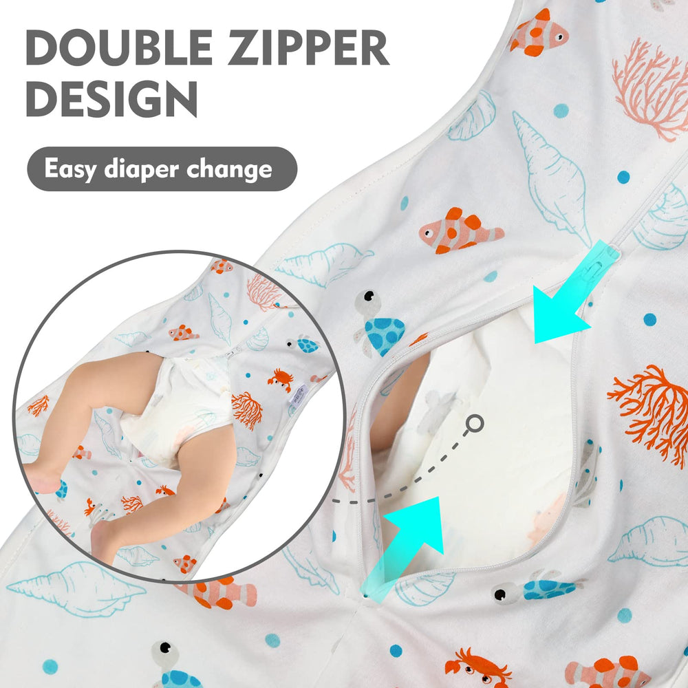 ANYEDDE waist-tightening swaddle design providing secure, womb-like fit while babies move