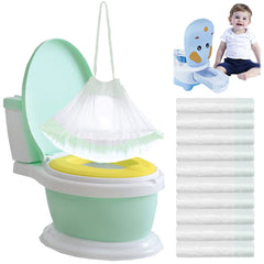 Anyumocz 100-pack potty chair liners for mess-free potty time at home