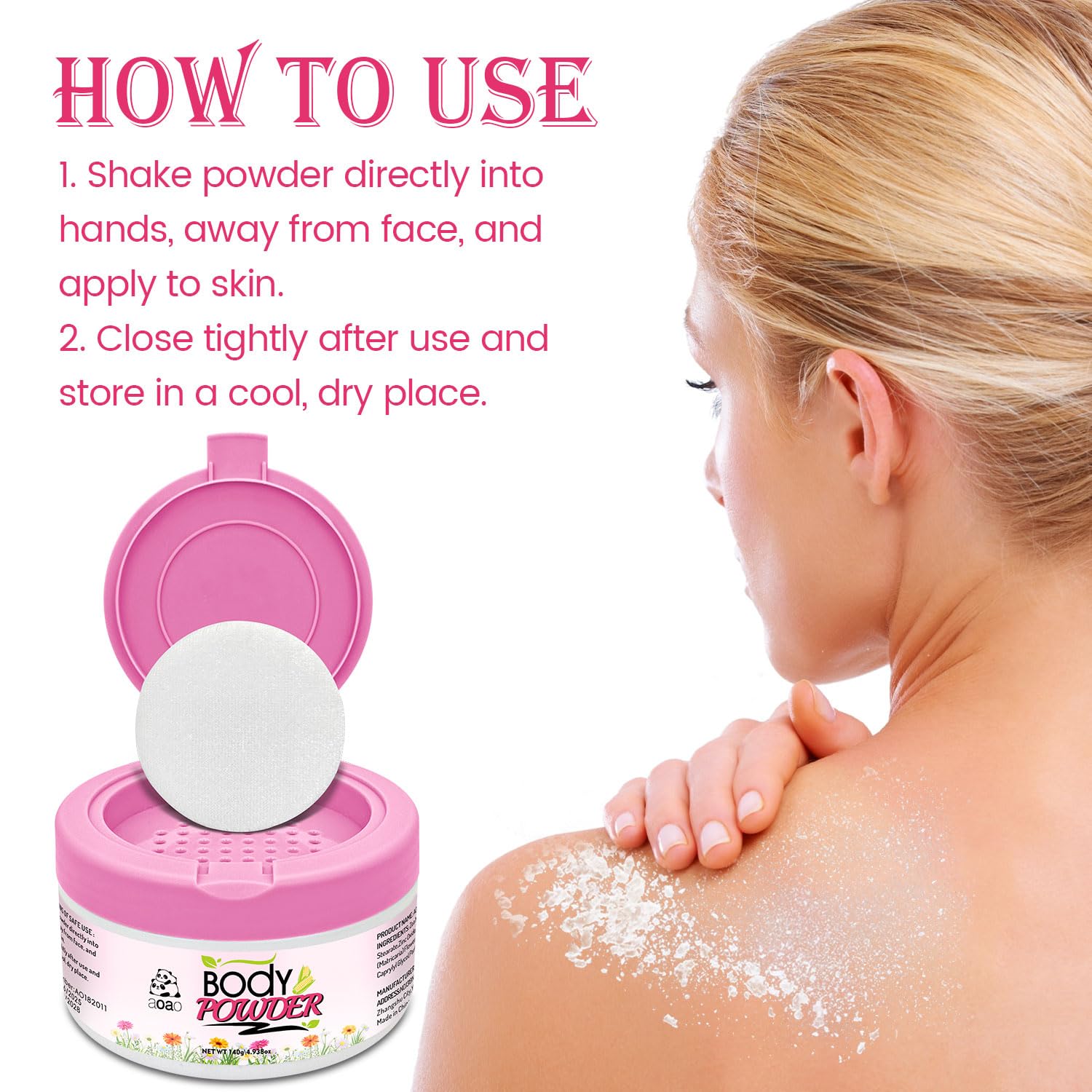 AOAO after-workout use delivering fresh, comfortable feel