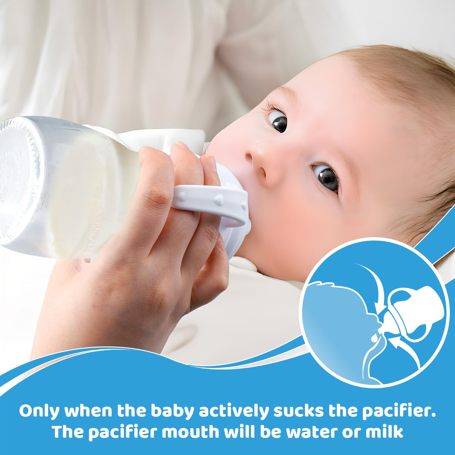 Aoaodbu anti-colic system reduces air intake for calmer feeds