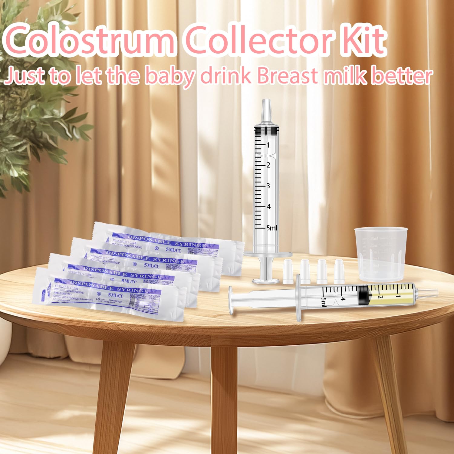 Aoaodbu Colostrum Collector Kit 30ml measuring cup for precise portions
