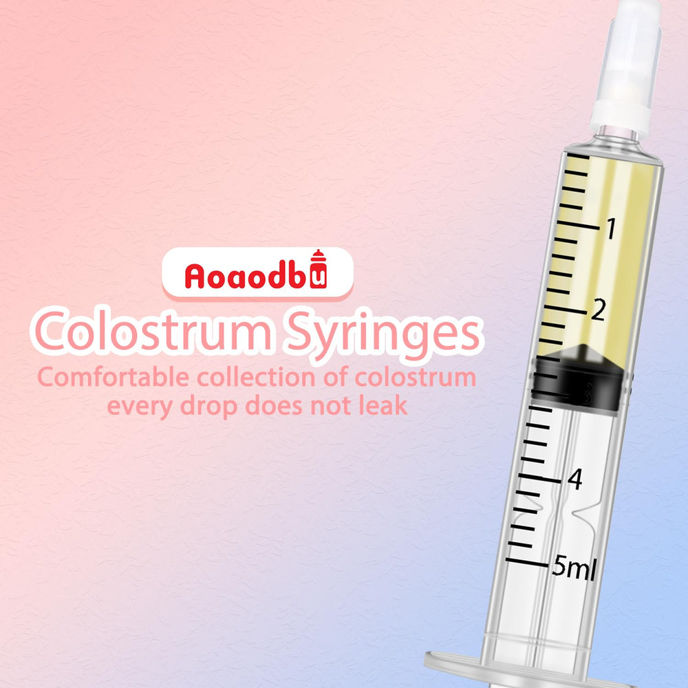 Aoaodbu Colostrum Collector Kit with 50 labeling stickers for tracking