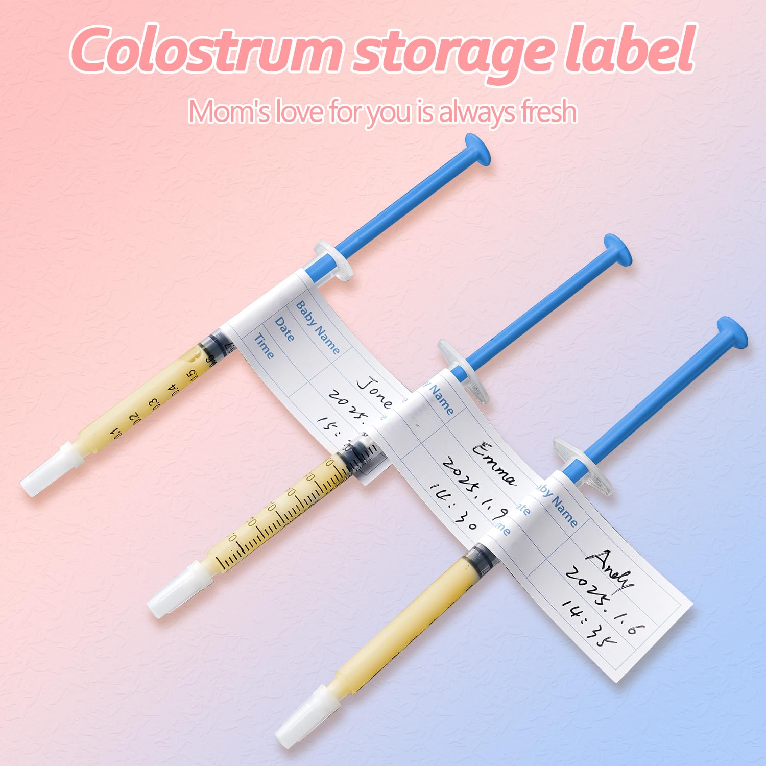 Aoaodbu Colostrum Collector Kit contents layout for quick access.
