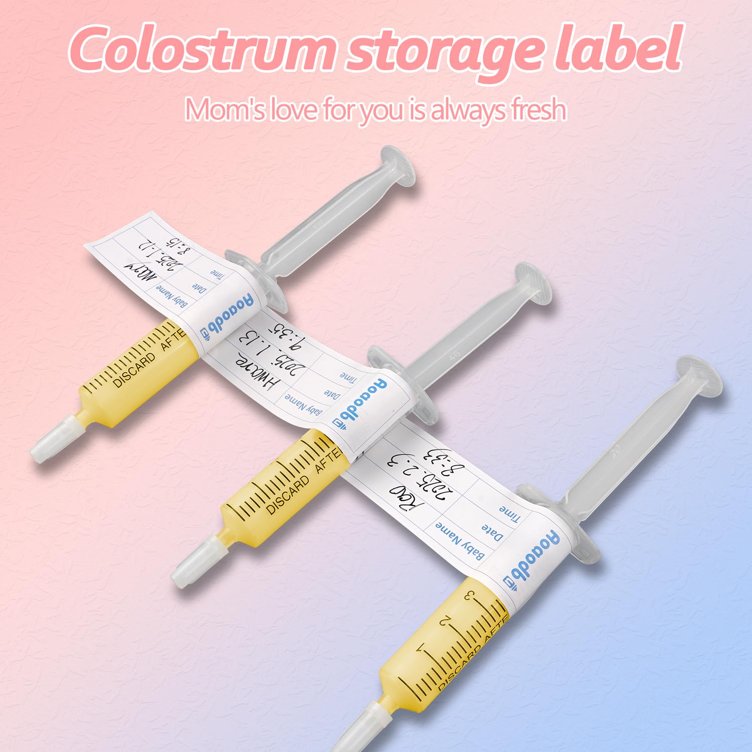 Aoaodbu Colostrum Collector Kit sealed syringes designed to prevent leaks