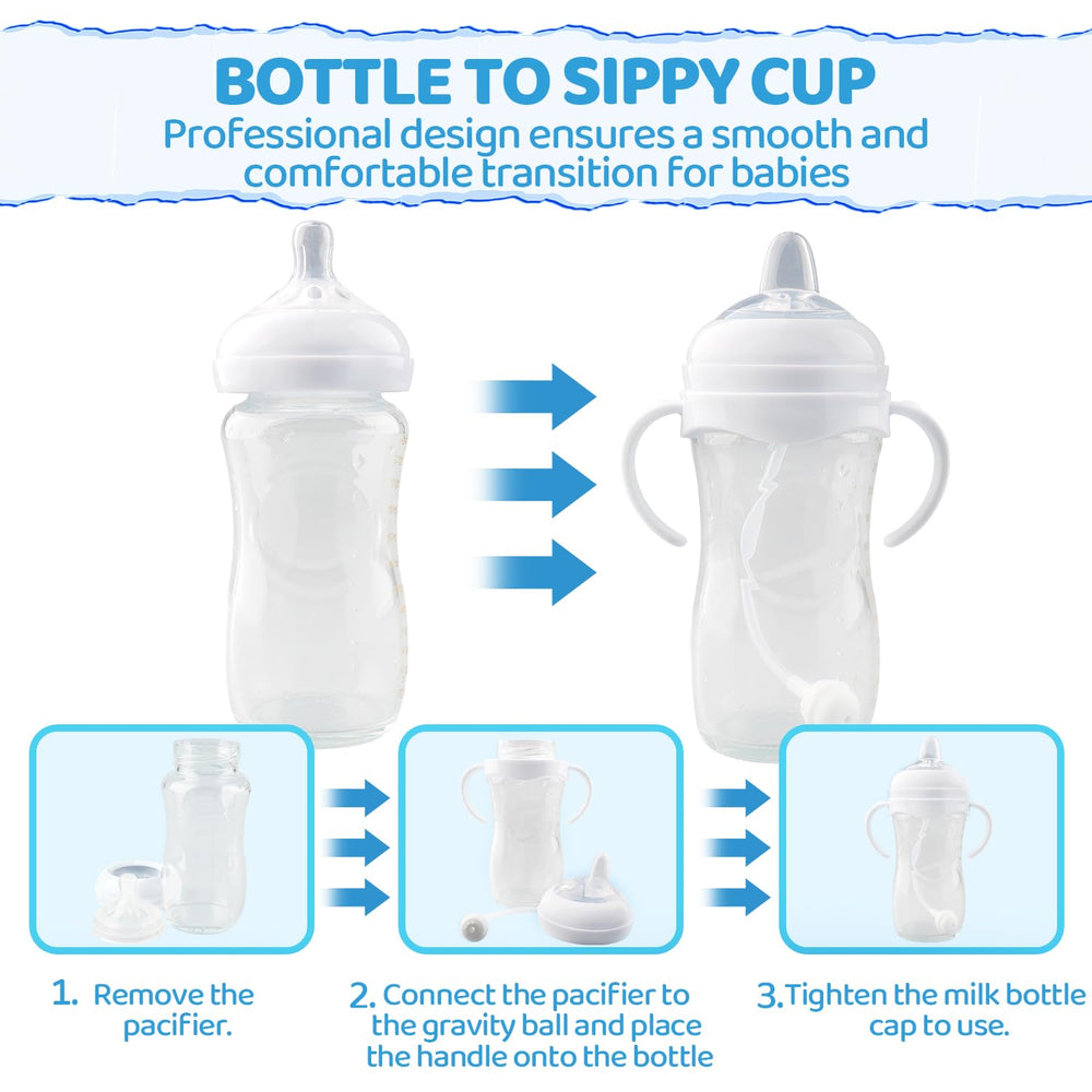 Aoaodbu kit compatible with Philips Avent Natural bottles for easy transitions