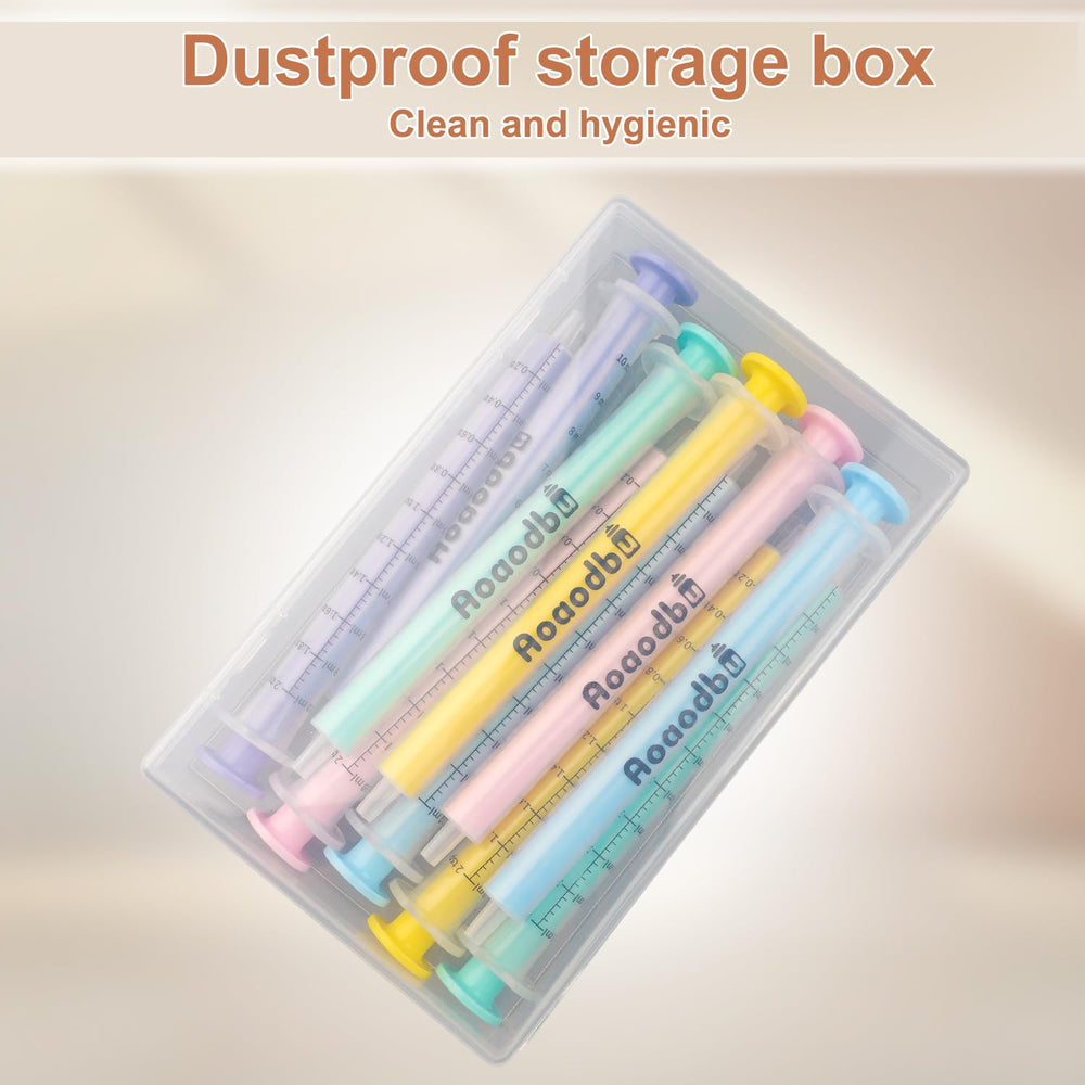 Aoaodbu needle-free liquid syringe provides safe administration.
