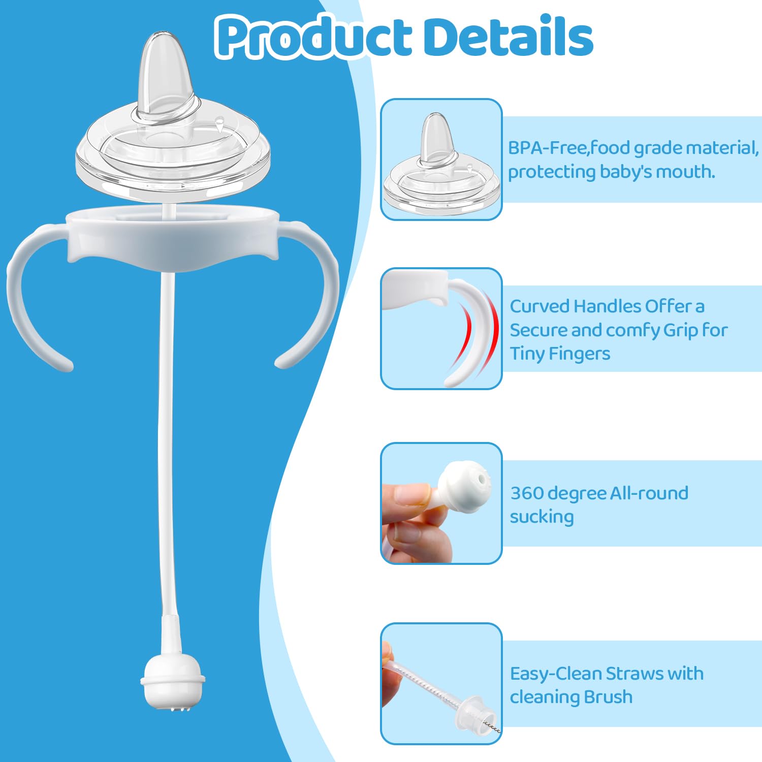 Aoaodbu straw cleaning brushes simplify cleanup after use