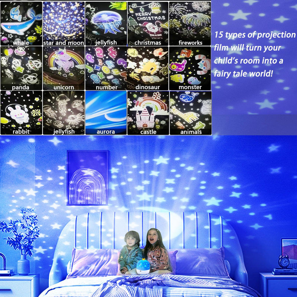 AOAUTO star projector ceiling view for a dreamy night sky