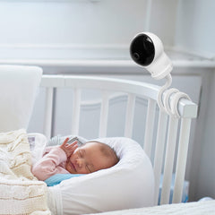 Aobelieve baby camera mount extended to 16.5 inches for clearer crib view