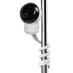 Aobelieve baby camera mount mounted on a shelf for versatile placement