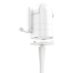 Aobelieve DXR-8 flexible mount demonstrates bracket attachment for versatile placement.