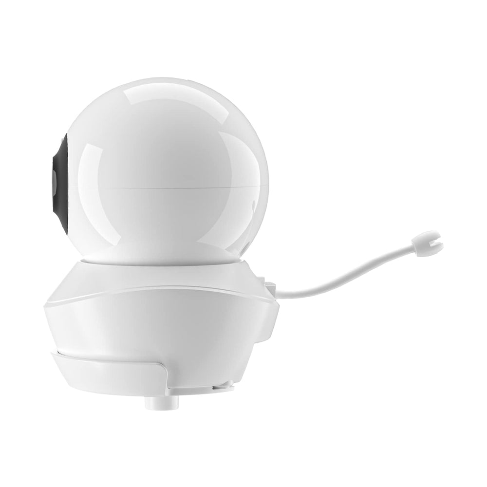 Aobelieve twist mount angled over a crib for better visibility.