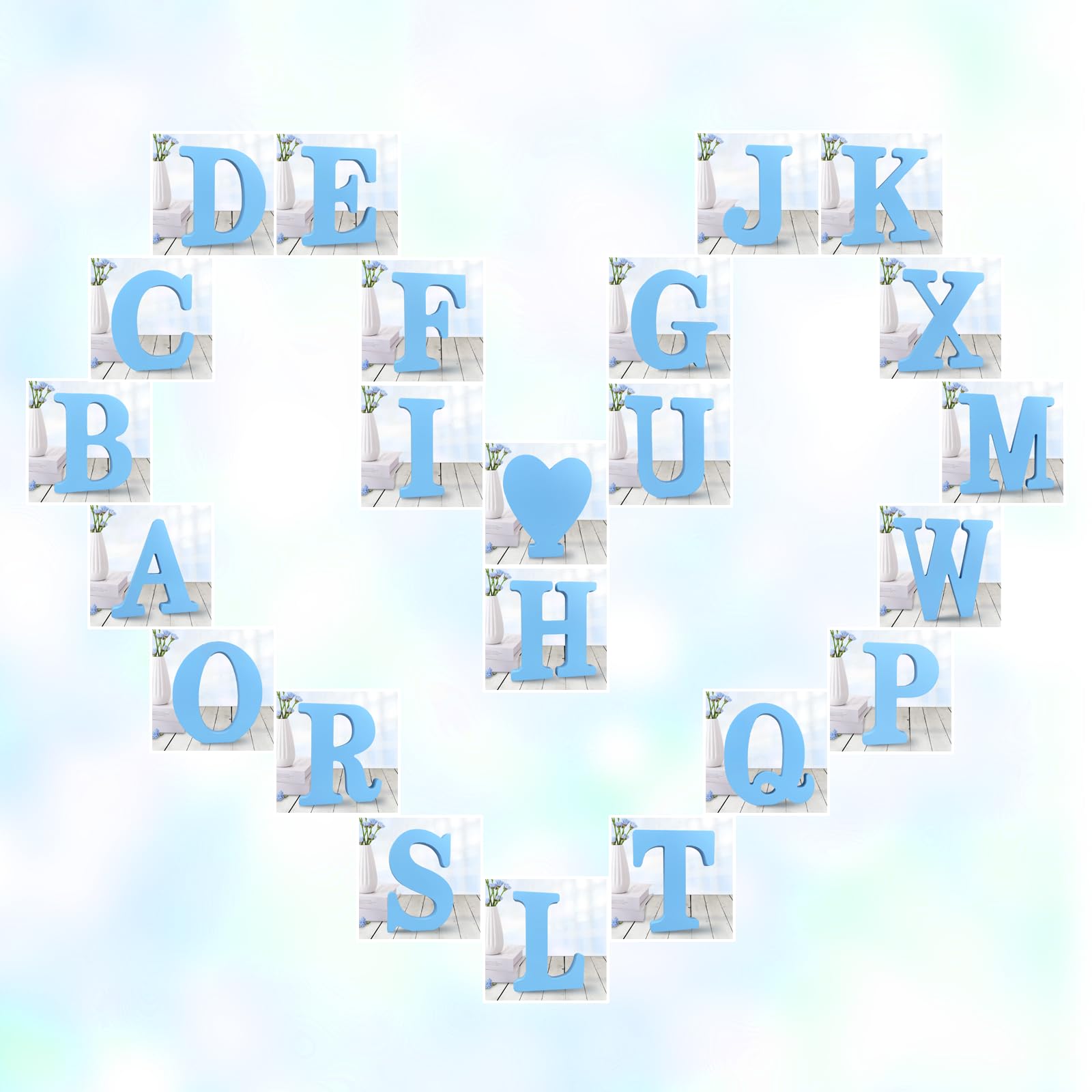AOCEAN craft ready letters invite kid friendly projects and family creativity