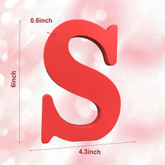 AOCEAN unfinished wood letter closeup shows smooth, paint-ready surface for crafts.