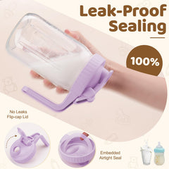 AoeJarry leakproof sealing ring ensures airtight storage.