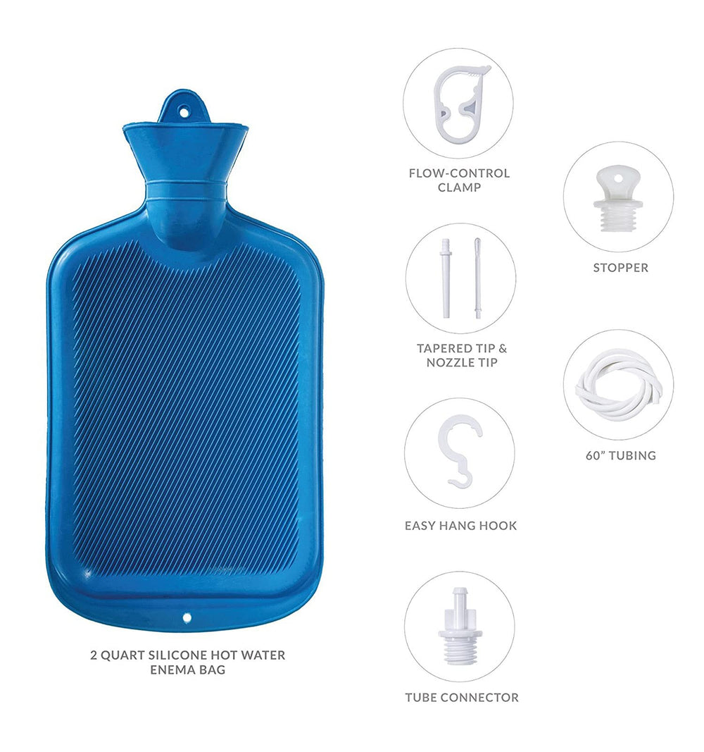 AOGSLONA Enema Tube 5ft for comfortable at-home use.