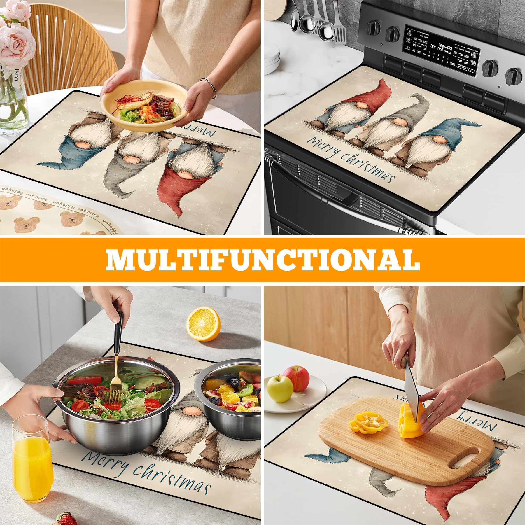 AOHMPT durable, easy-clean design provides long-lasting kitchen protection and charm