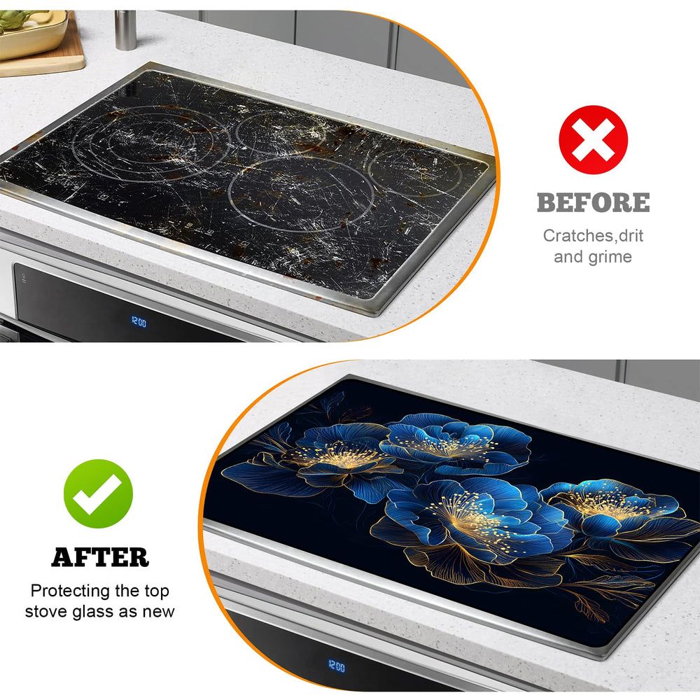 AOHMPT stove top cover base layer shields countertops from residual heat.